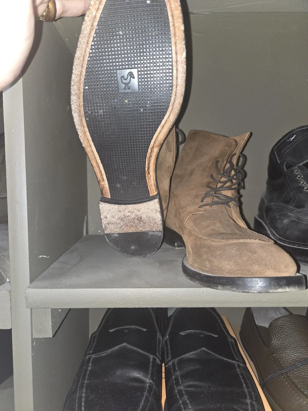 Suede Luxury Elia Maurizi Brown Desert Boot Made In Italy Original Price $495 - Picture 10 of 10
